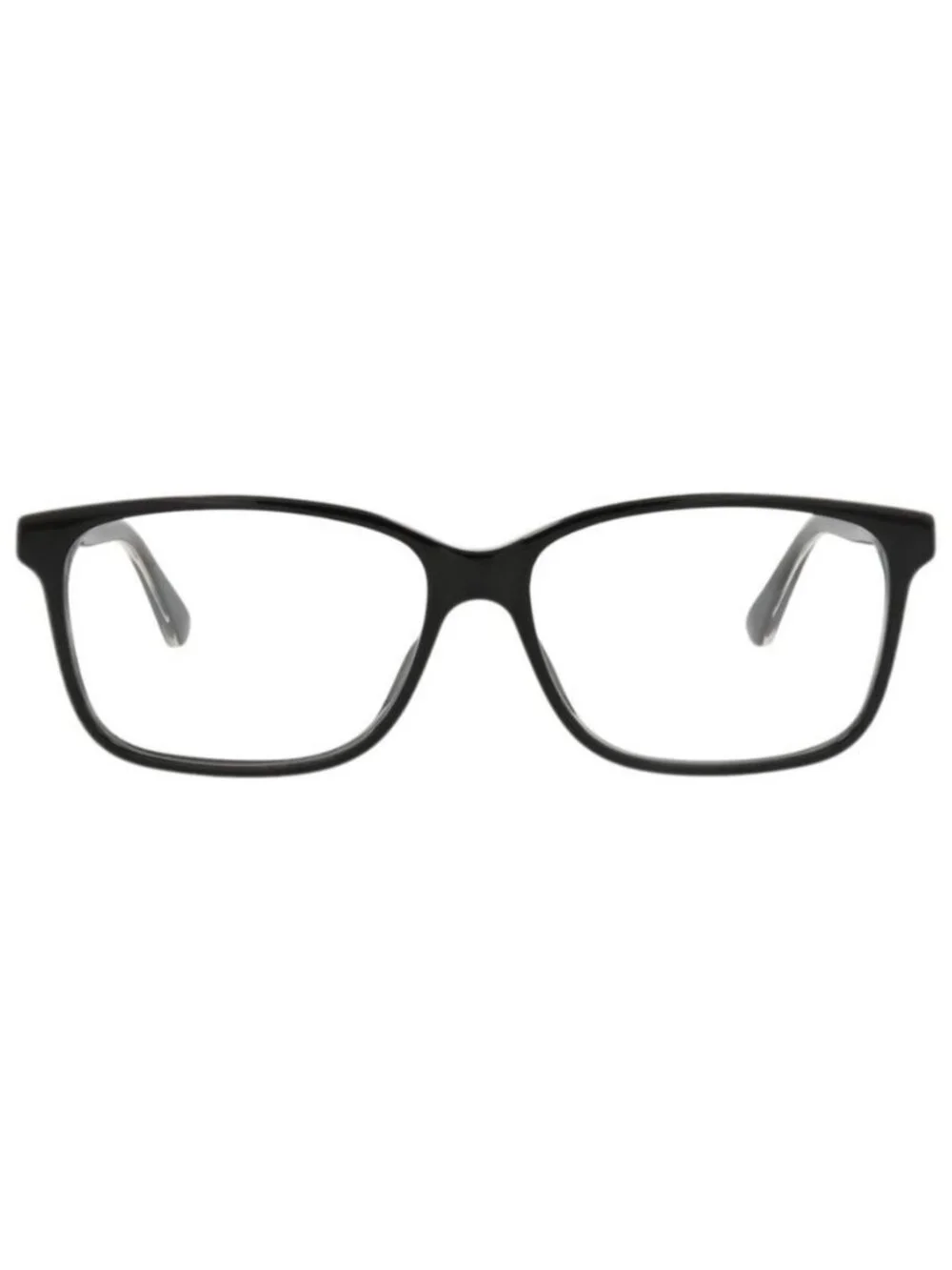 New Gucci Mens Square/Rectangle Black Crystal Transparent Fashion Designer Eyegl